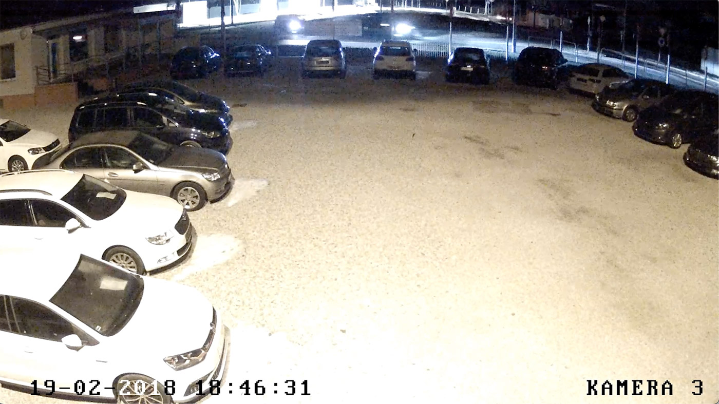 A still from a CCTV camera